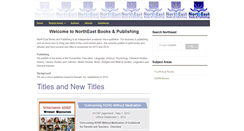 Desktop Screenshot of northeastbookspublishing.net